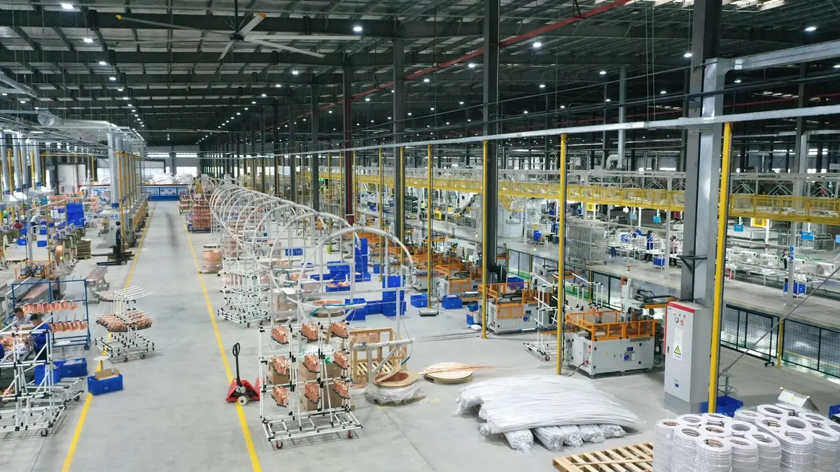 Factory aerial overview